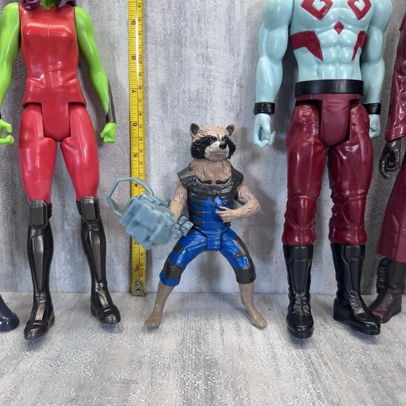 Marvel Titan Hero Series 11” Guardians Galaxy Gamora Groot Star Lord Rocket - Picture 6 of 7